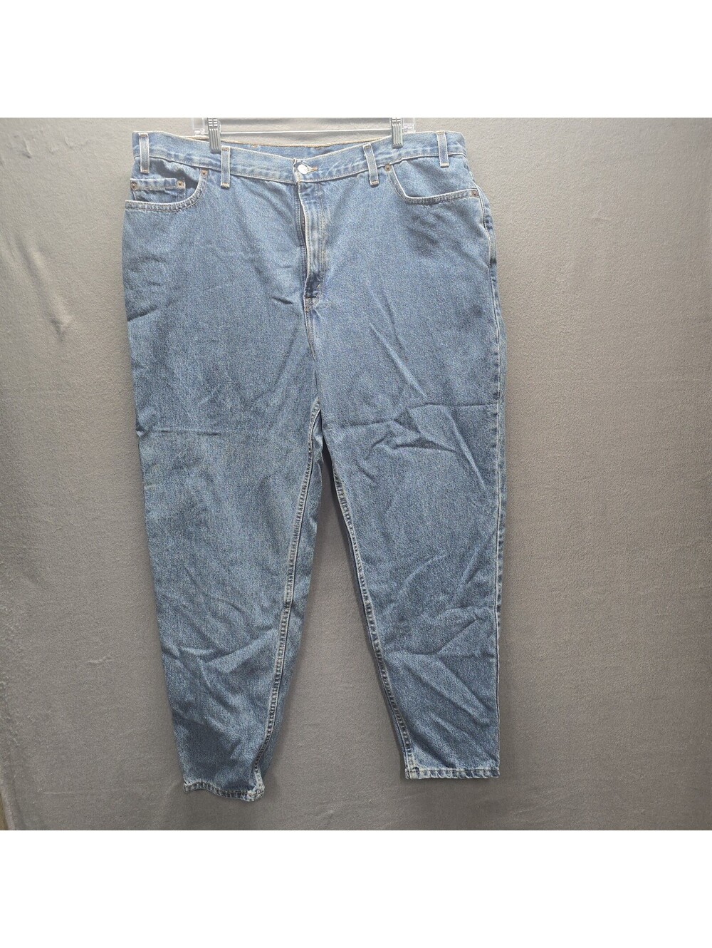 Vintage Levis 550 Jeans Womens 22 M Made in USA Relaxed Tapered Blue 90s